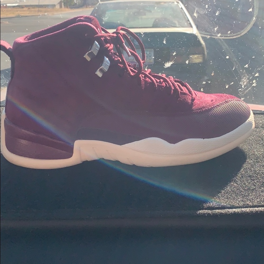worn 2x times retro 12 bordeaux’s worth $350